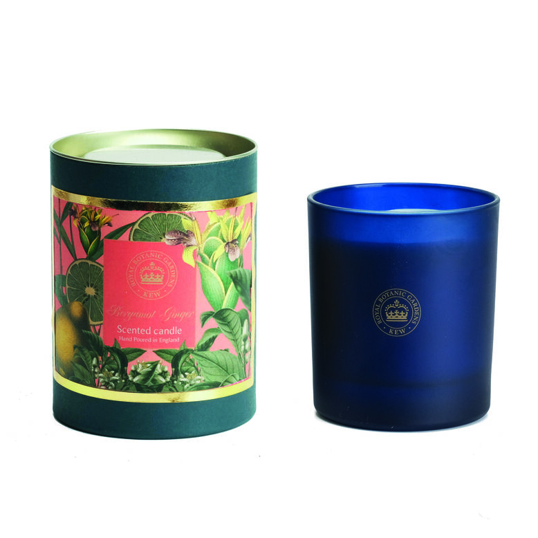 Kew gardens bergamot ginger candle 200g, , hi-res